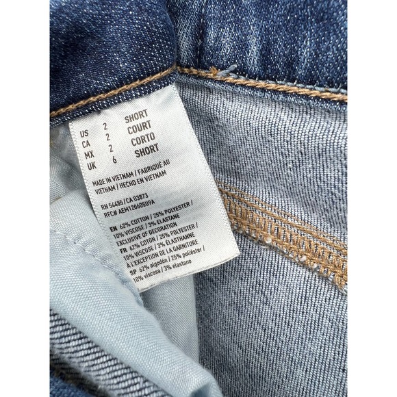 American Eagle Outfitters Super Stretch Distressed Jeans Women's Size 2 Short - Picture 7 of 8